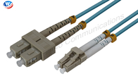 La correction de fibre de mode unitaire de télécommunication mène 50/125 St au pullover de fibre de LC