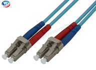 CATV LC aux pullovers duplex de la fibre OM3 du câble 50/125 de correction de fibre de mode unitaire de LC