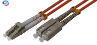 La correction optique de fibre de Sc UPC de LC UPC attachent le câble de correction de fibre de DX OM1